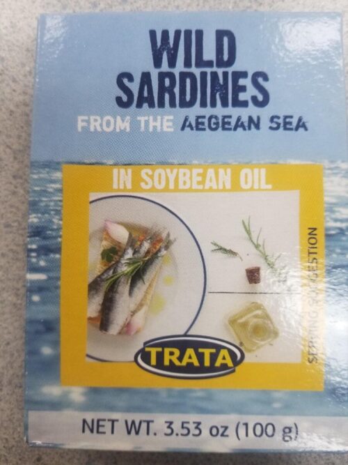 Trata Wild Sardines in Soybean Oil 100g