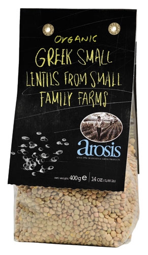 Arosis Organic Greek Small Lentils 400g