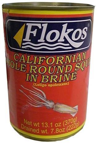 Flokos Squid in Brine 13.1 oz