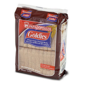 Papadopoulos Goldies Whole Grain Toast Rusks 160g