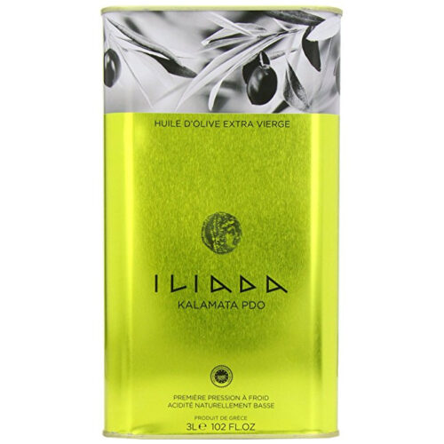 Iliada Extra Virgin Olive Oil Tin, 3 Liters