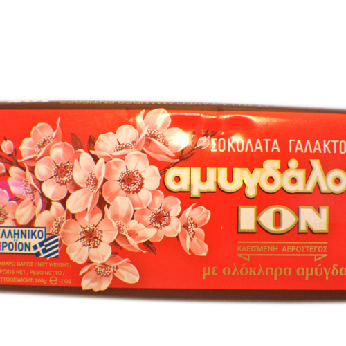 ION Milk Chocolate with Almonds 200g