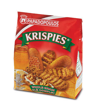 Papadopoulos Krispies No Sugar Added Rusks 200g
