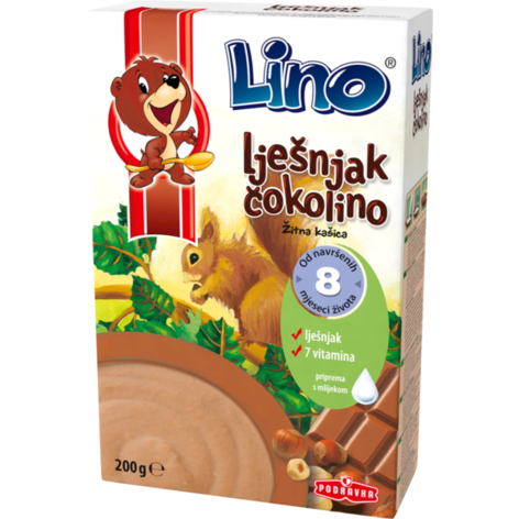 Podravka Lino Hazelnut Chocolino Instant Cereal Flakes