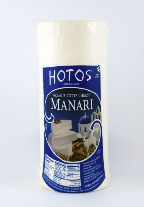 Manari Hotos Greek Ricotta Cheese 4.4 Ibs